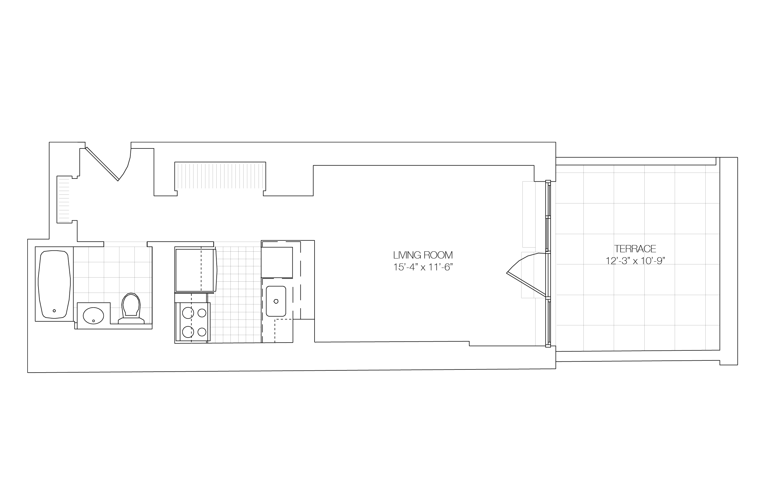 Floorplan of Apartment 7D - for additional help call us on (212) 256-9675
